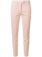 Dondup Perfect Slim-fit Trousers - Pink & Purple