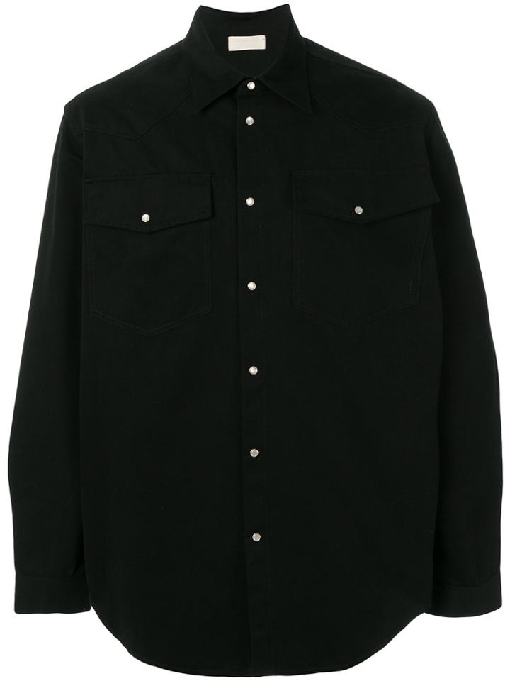 Ih Nom Uh Nit Oversized Embroidered Jacket - Black