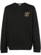 Versace Jeans Embroidered Sweatshirt - Black