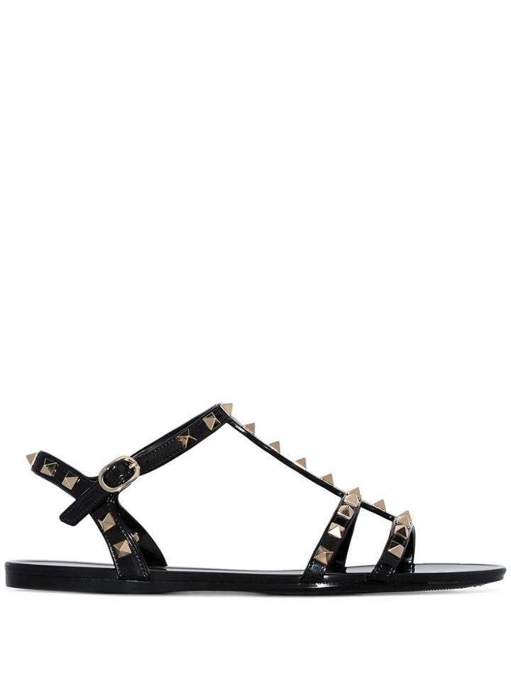 Valentino Valentino Garavani Rockstud Jelly Sandals - Black