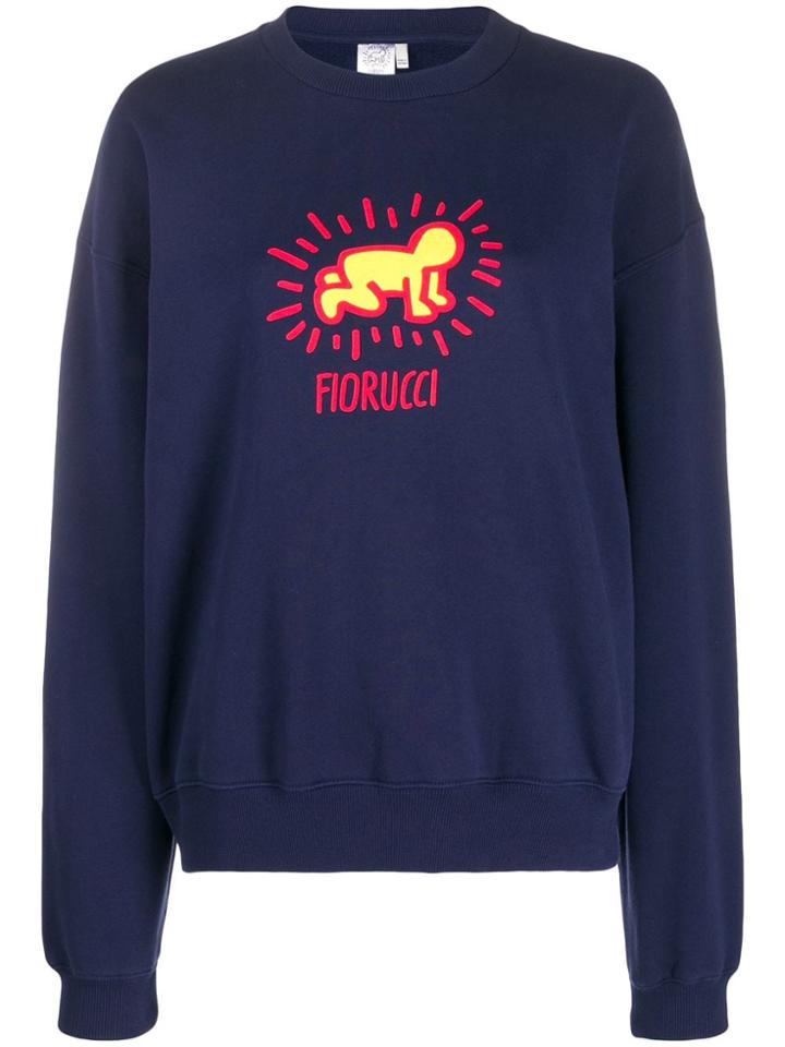 Fiorucci Keith Haring Radiant Sweatshirt - Blue
