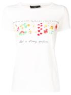 Max Mara Angio Floral Print T-shirt - White