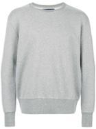 Natural Selection Linear Crewneck Sweatshirt - Grey