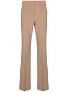 Tibi Straight Leg Tailored Trousers - Brown