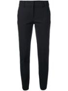 Piazza Sempione Tailored Trousers, Women's, Size: 40, Black, Cotton/spandex/elastane
