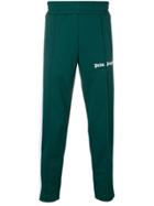 Palm Angels Embroidered Logo Track Pants - Green