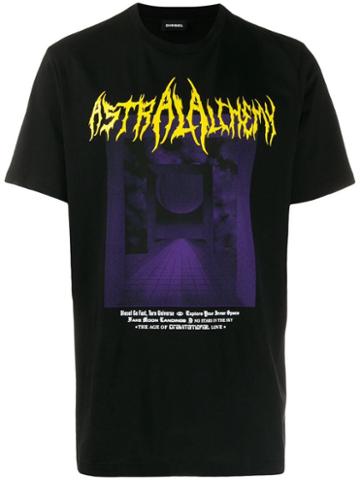 Diesel T-just-b24 T-shirt - Black