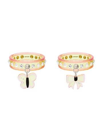 Miu Miu Pre-owned Ribbon Bangle Set - Yellow