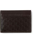 Gucci 'guccissima' Embossed Card Holder