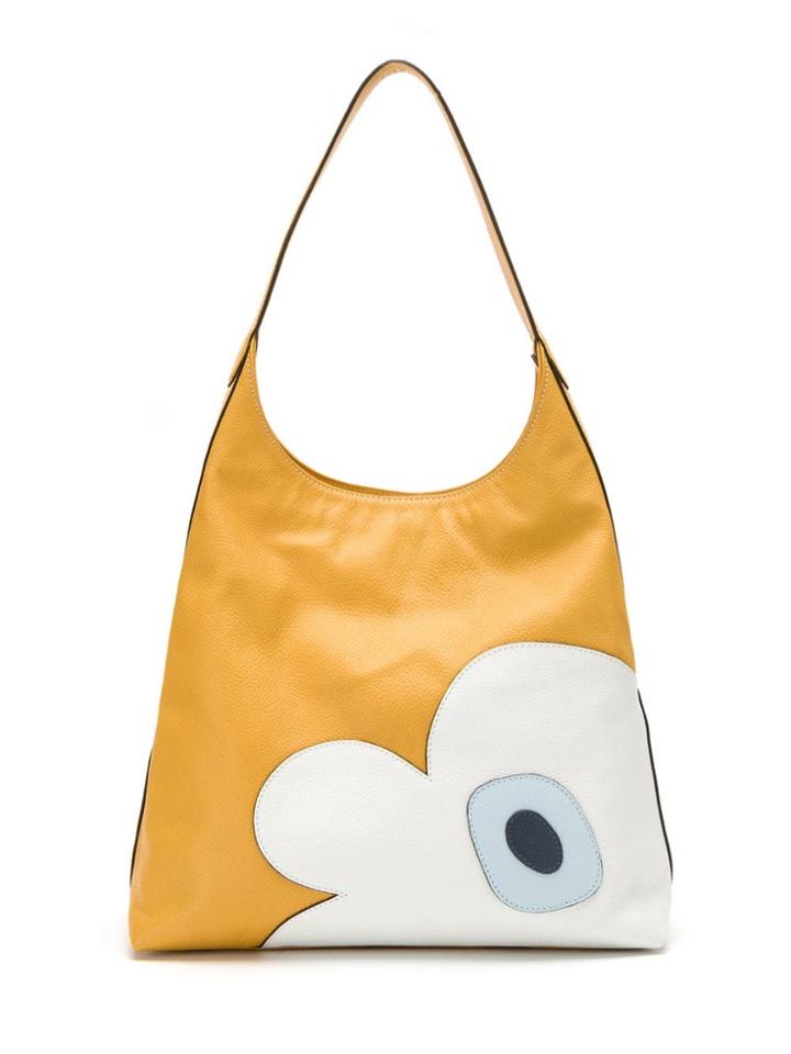 Sarah Chofakian Panelled Leather Bag - Yellow