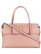 Miu Miu Bow Detail Tote Bag - Pink & Purple