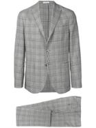 Boglioli Plaid Formal Suit - Grey