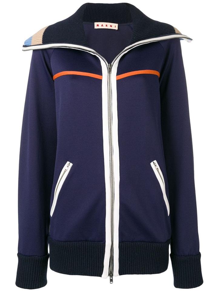 Marni Zipped Active Jacket - Blue