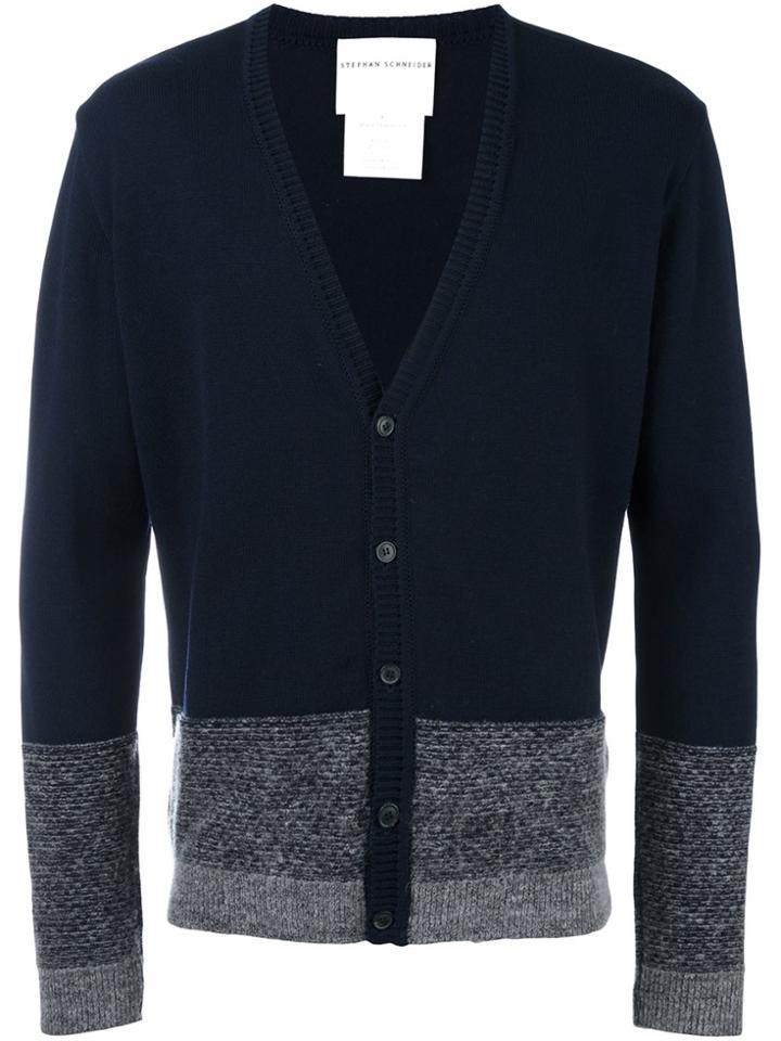 Stephan Schneider Striped Button Down Cardigan - Blue
