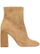 Red Valentino Eyelet Detail Boots