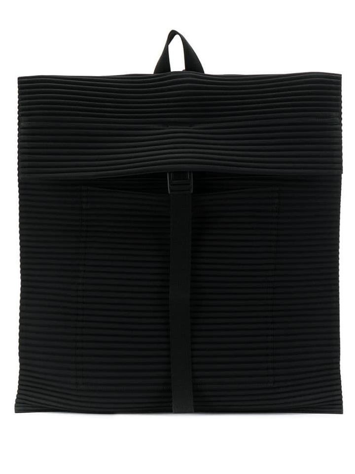 Homme Plissé Issey Miyake Micro Pleated Backpack - Black