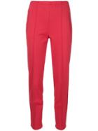 Cambio Cropped Trousers - Red