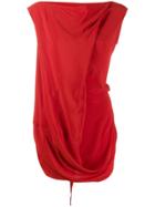 Rick Owens Draped Blouse - Red