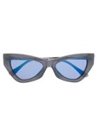 Jimmy Choo Eyewear Donna Cat Eye Sunglasses - Black