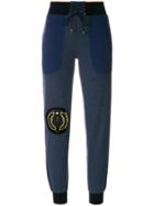 Mr & Mrs Italy Patched Sweatpants - Blue