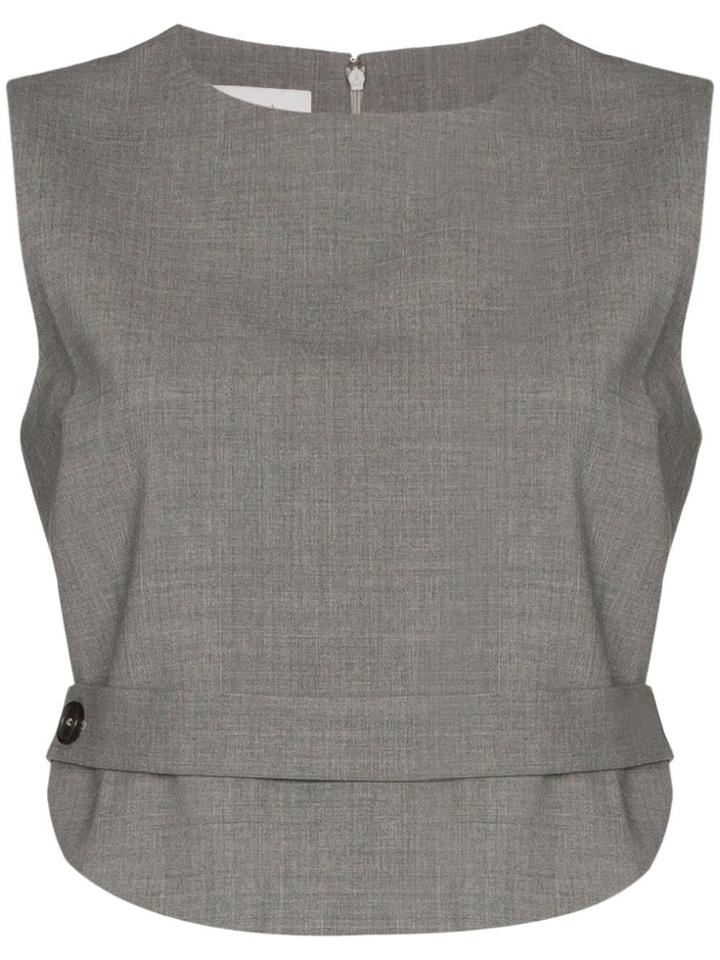 Coperni Cut-out Vest - Grey