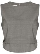 Coperni Cut-out Vest - Grey