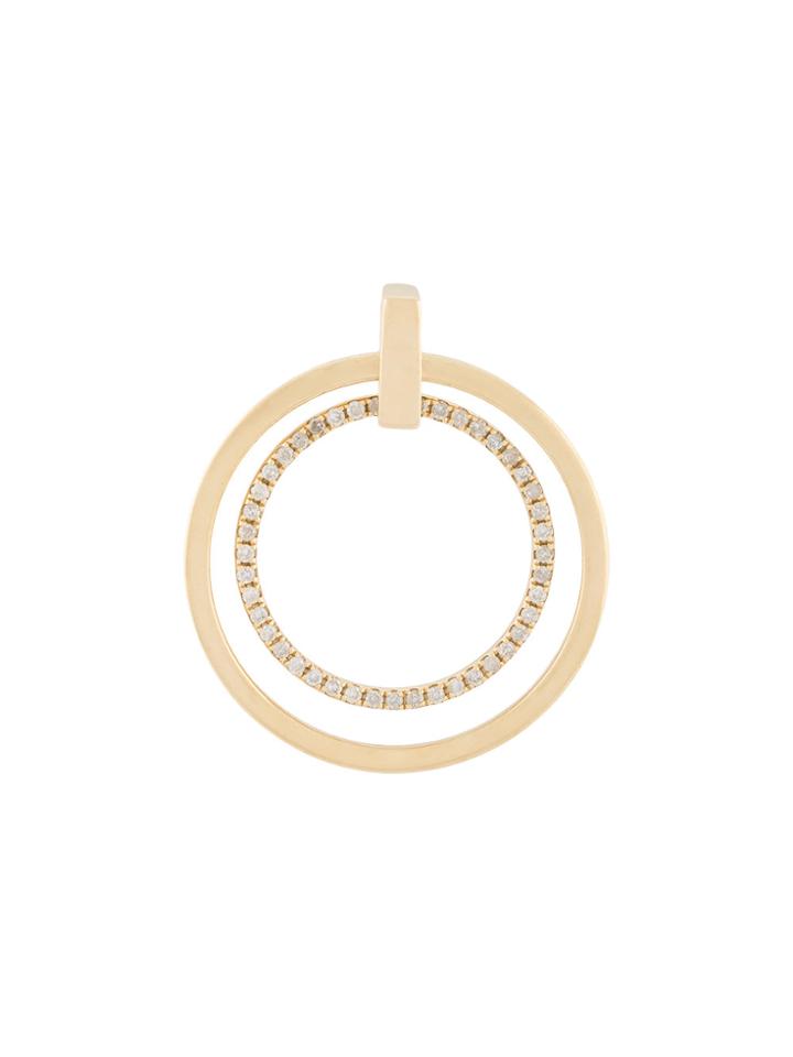 Asherali Knopfer Gold And Diamond Giulia Double Hoop Earring -