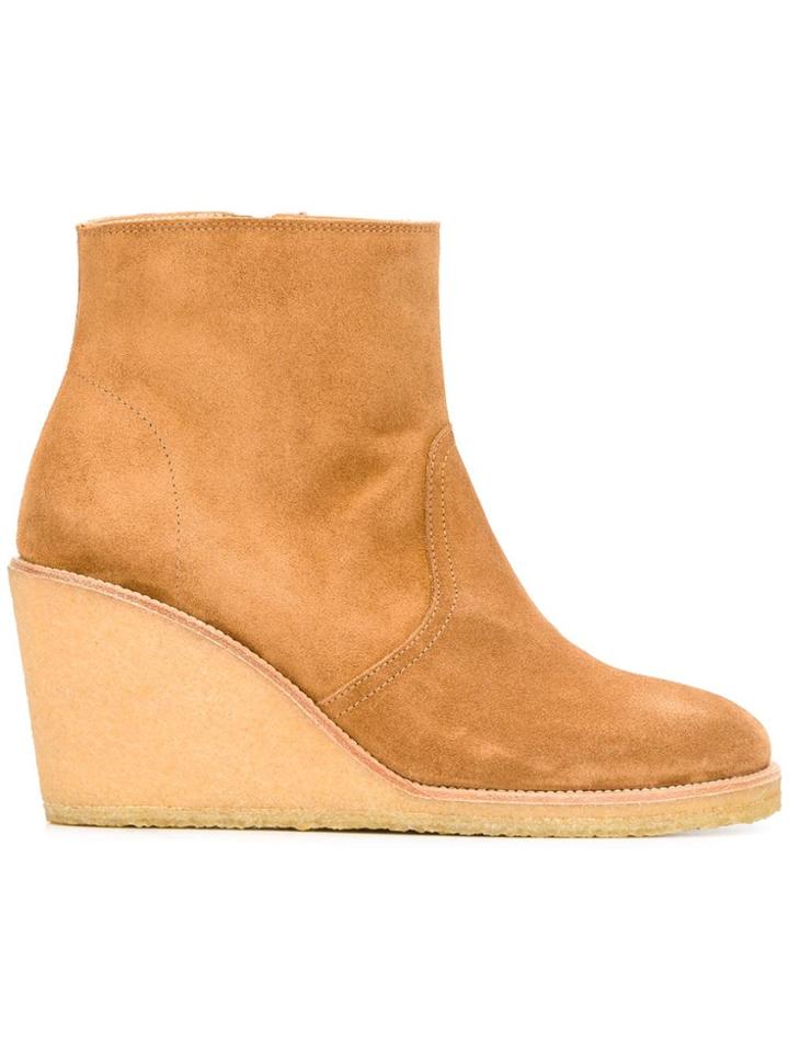 A.p.c. 'gaya' Boots - Brown