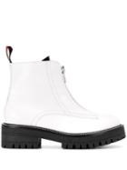 Philosophy Di Lorenzo Serafini Zip Front Ankle Boots - White
