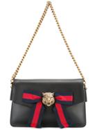 Gucci Broadway Shoulder Bag, Black, Leather/viscose/brass