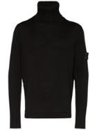 Stone Island Shadow Project Roll-neck Sweater - Black