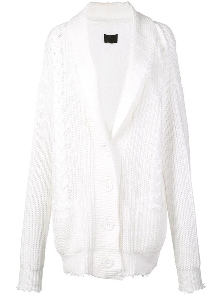 Rta Oversized Cardigan - White