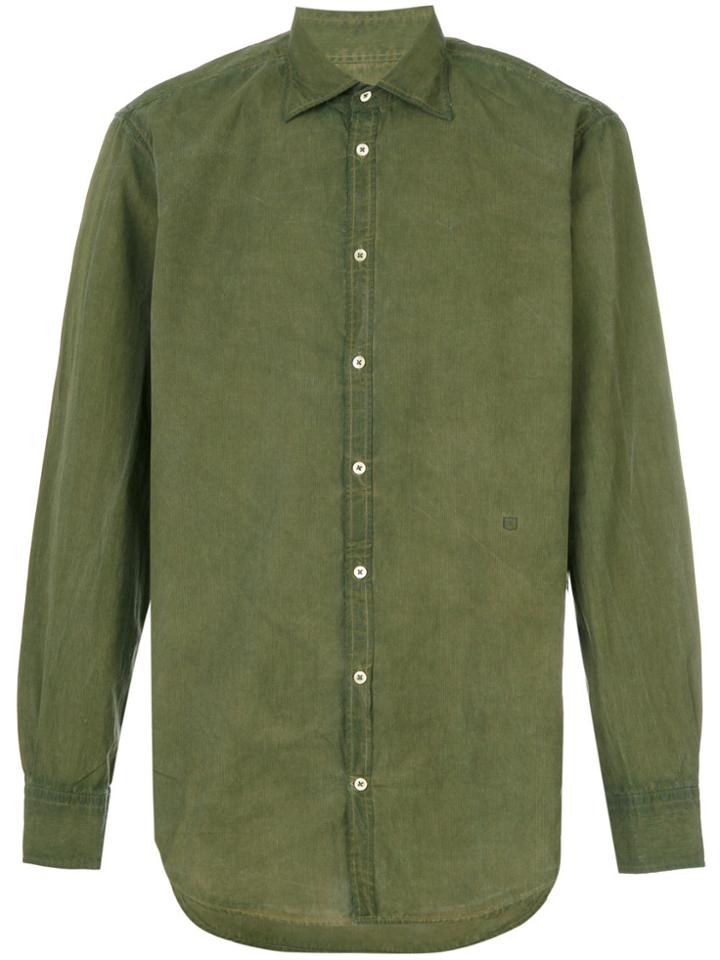 Massimo Alba Pence Shirt - Green