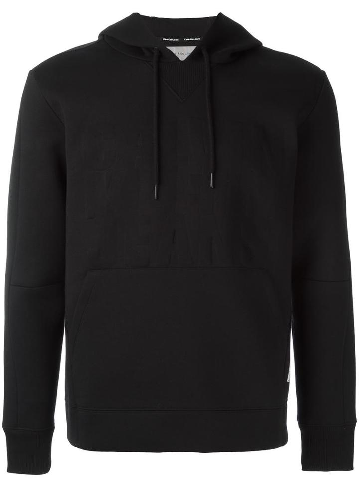 Calvin Klein Jeans 'popover' Hoodie, Men's, Size: Large, Black, Cotton/polyester