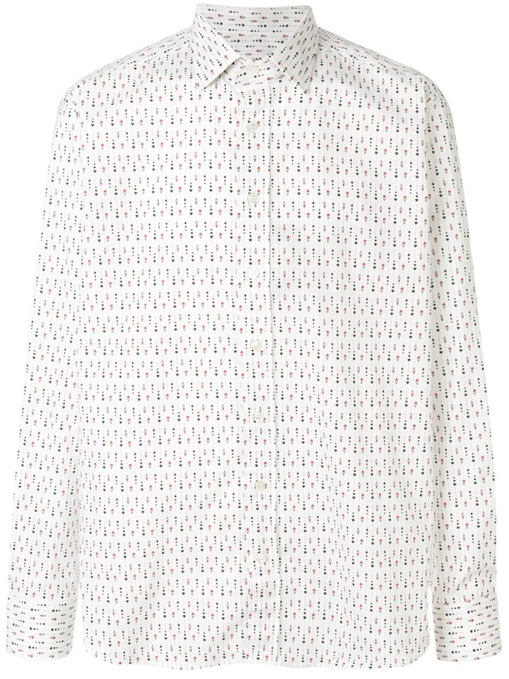 Etro Patterned Long-sleeved Shirt - White