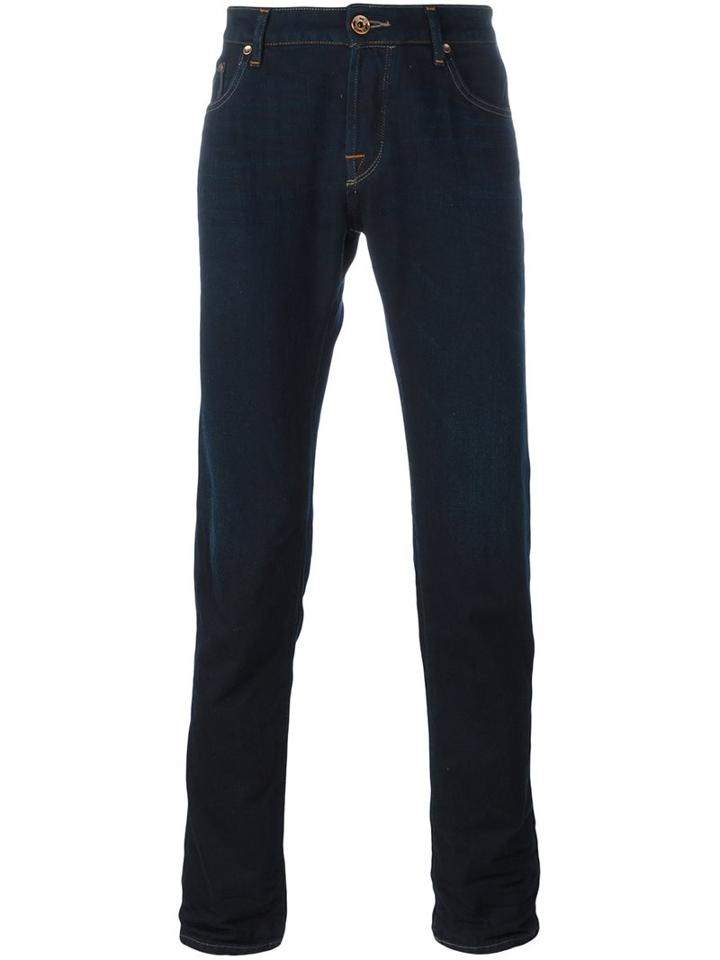 Jacob Cohen Slim Fit Jeans, Men's, Size: 36, Blue, Cotton