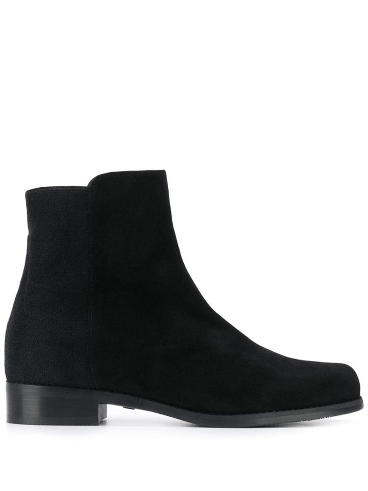 Stuart Weitzman Easyon Ankle Boots - Black