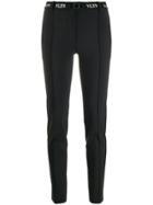 Valentino Belted Vltn Skinny Trousers - Black