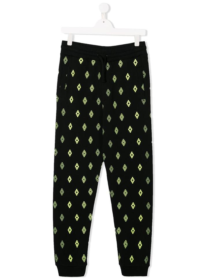 Marcelo Burlon County Of Milan Kids Logo Sweat Pants - Black