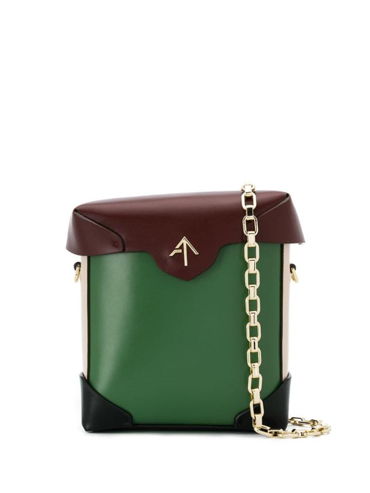 Manu Atelier Mini Pristine Shoulder Bag - Green