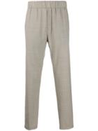Paura Logo Embroidered Trousers - Neutrals