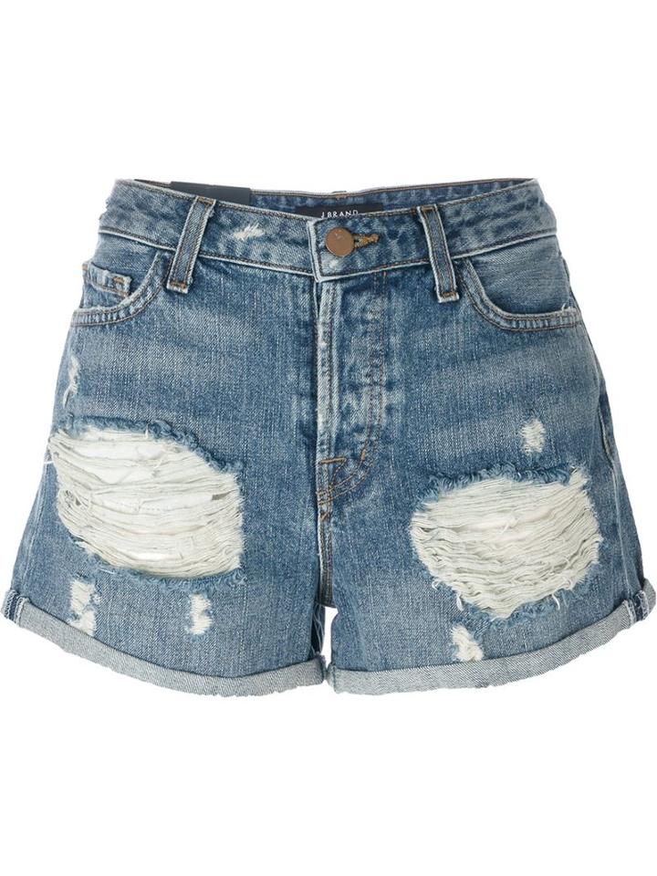 J Brand 'gracie' Shorts, Women's, Size: 27, Blue, Cotton