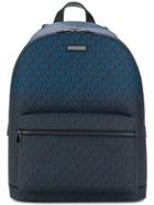 Michael Kors Collection Logo Print Backpack - Blue