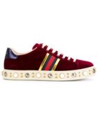 Gucci Ace Studded Sneaker - Red