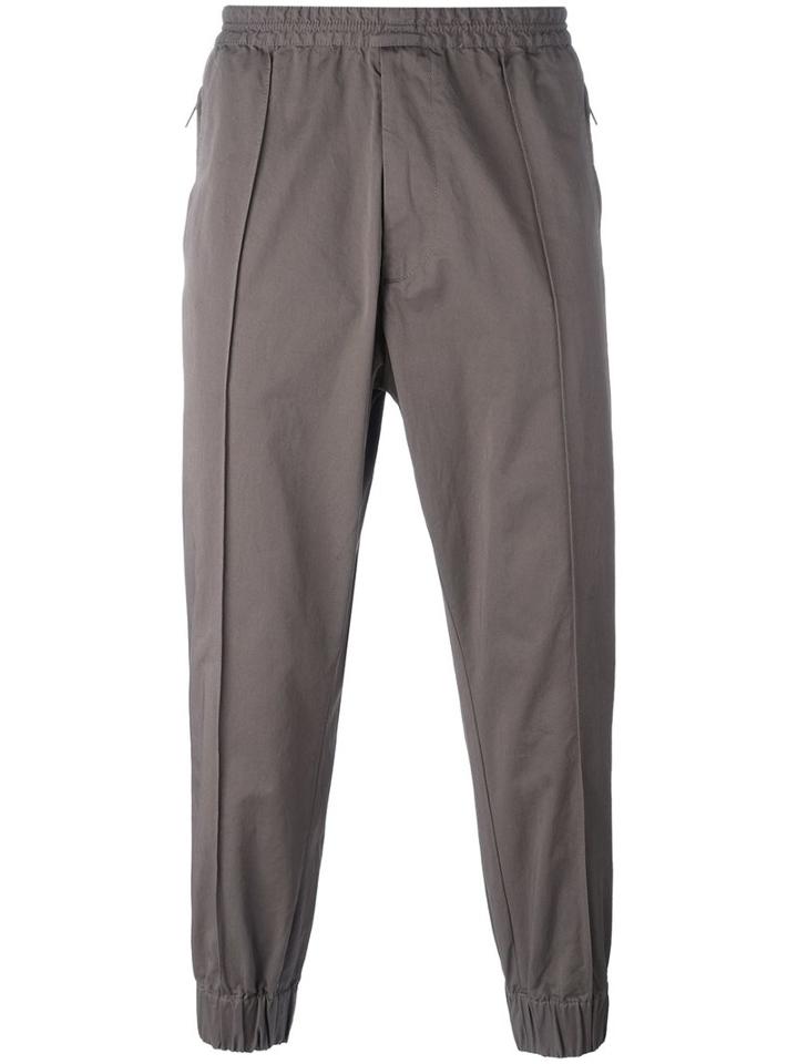 Dsquared2 Loose Fit Trousers, Men's, Size: 48, Grey, Cotton