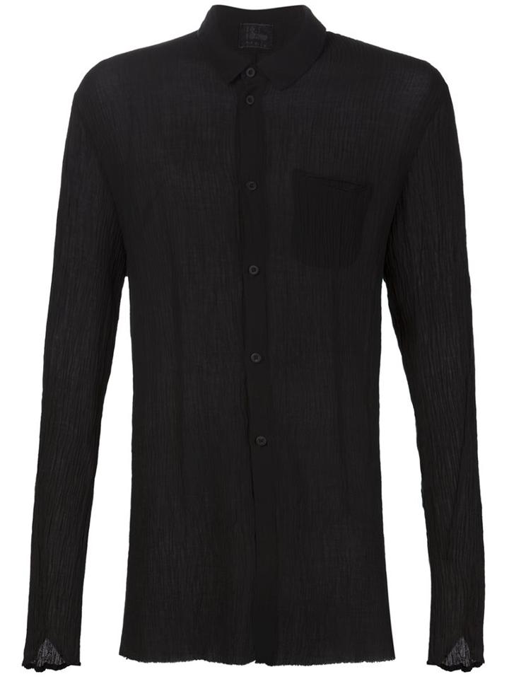 Lost & Found Ria Dunn Long Sleeve Shirt, Men's, Size: Medium, Black, Cotton/silk