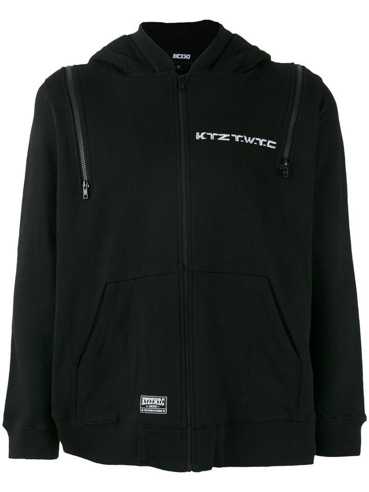 Ktz Multi-zip Hoodie, Men's, Size: Medium, Black, Cotton