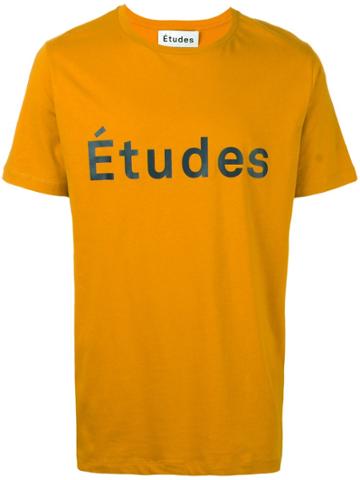 Études 'page Etudes' T-shirt - Yellow & Orange