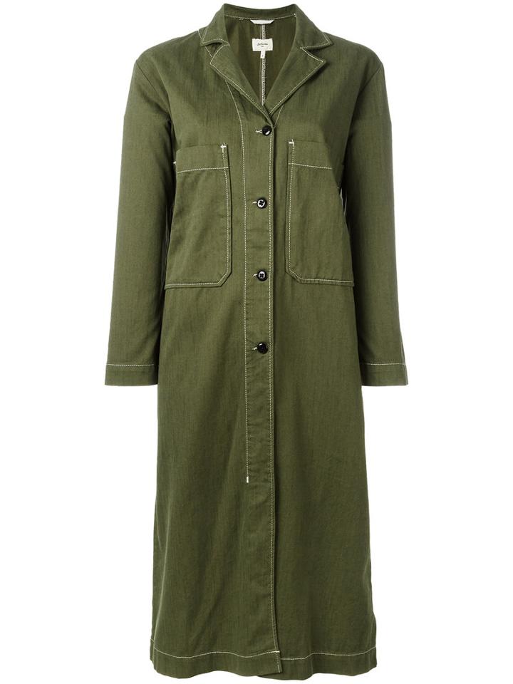 Bellerose - Panama Dress - Women - Cotton - 2, Green, Cotton