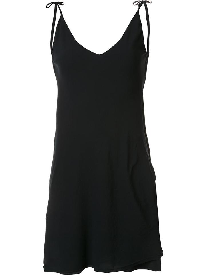Malia Mills Strappy Beach Dress, Women's, Size: 2, Black, Polyester